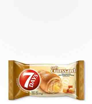 7 Days Soft Croissant with Caramel Dulce De Leche Filling 2.65 oz