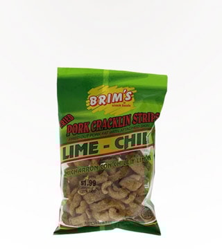Brim's Snack Food Lime and Chili Cracklin' Strips 2.75 oz