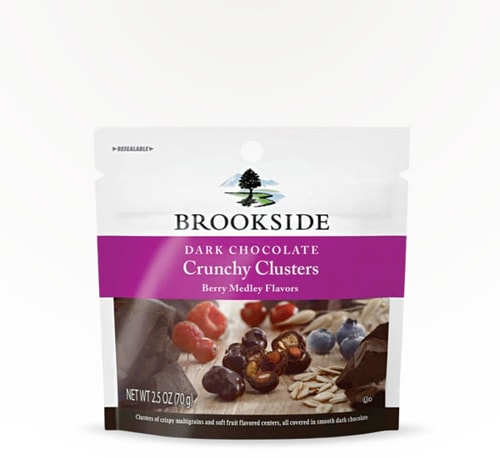 Brookside Crunchy Clusters Dark Chocolate Berry Medley 2.5 oz