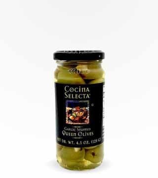 Cocina Selecta Garlic Stuffed Queen Olives 4.5 oz