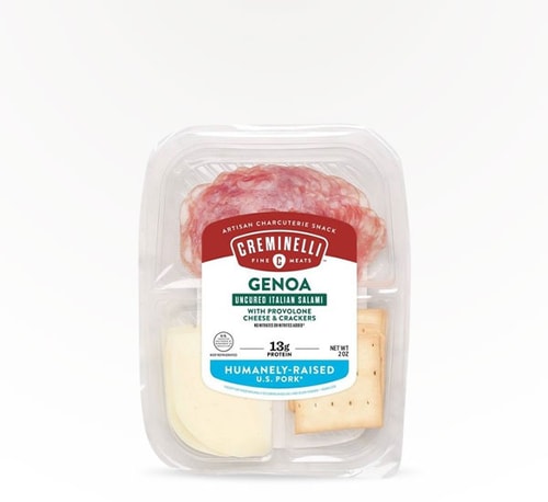 Creminelli Sliced Genoa and Provolone with Crackers 2 oz