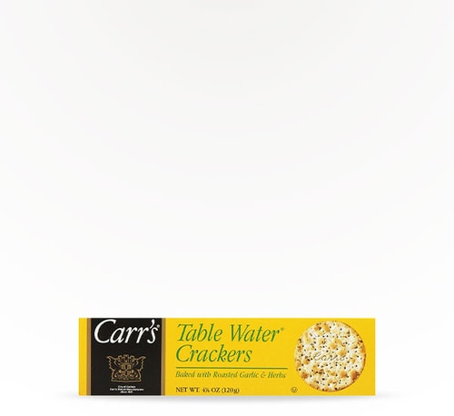 Carr's Roasted Garlic and Herbs Table Water Crackers 4.25 oz