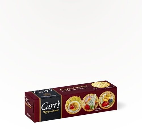 Carr's Poppy and Sesame Crackers 6.5 oz