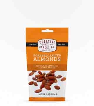 Creative Snacks Almonds Roasted Salted 3 oz