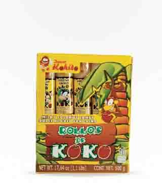 Dulces Kokito Rollo De Koko 1.76 oz