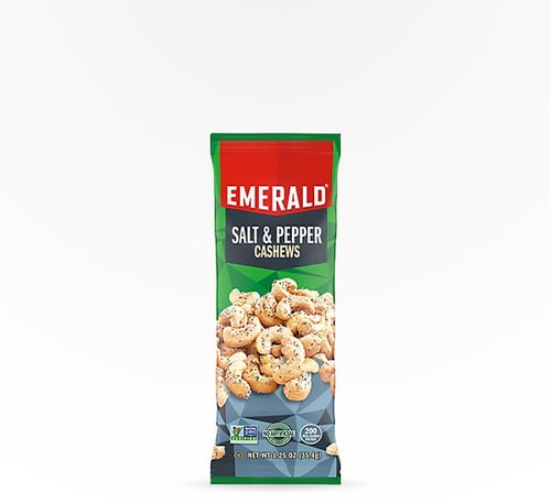 Emerald Salt and Pepper Cashews 1.25 oz