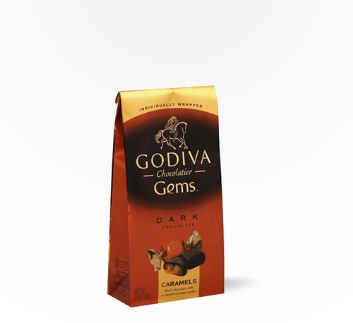 Godiva Gems Dark Chocolate Caramels 3.5 oz