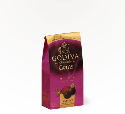 Godiva Gems Milk Chocolate Truffles 4 oz