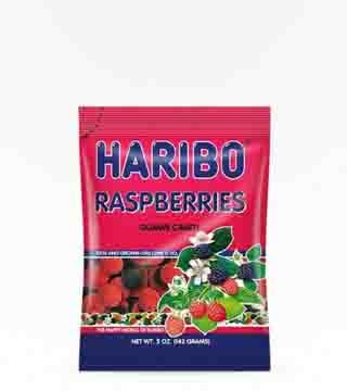 Haribo Raspberries Gummi Candy 5 oz