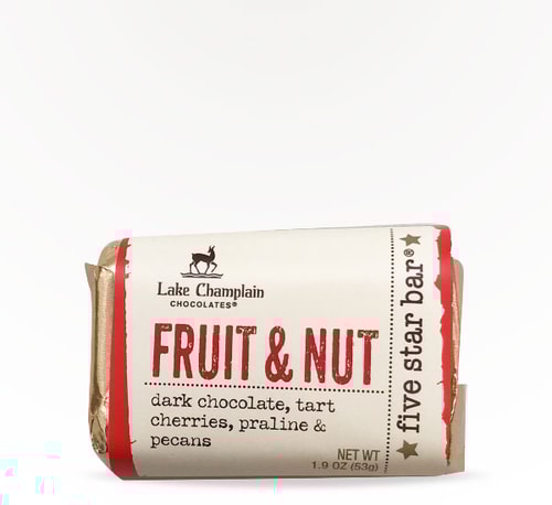 Lake Champlain Chocolates Five Star Bar Fruit and Nut 1.9 oz