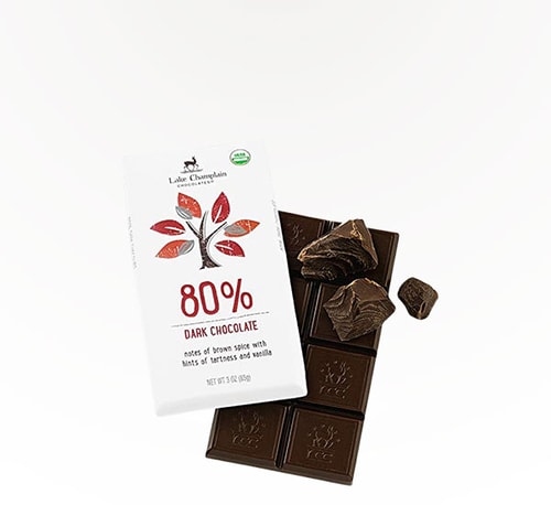 Lake Champlain Chocolates 80 Percent Dark Chocolate 3 oz