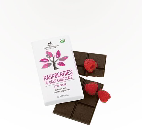Lake Champlain Chocolates Raspberries and Dark Chocolate 3 oz
