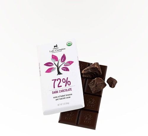 Lake Champlain Chocolates 72 Percent Dark Chocolate 3 oz