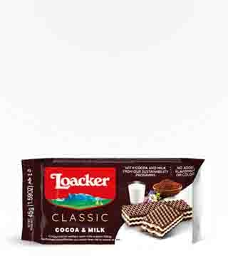 Loacker Cocoa and Milk Wafers 1.59 oz