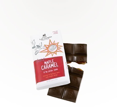 Lake Champlain Chocolates Maple Caramel Filled Dark Chocolate 3.25 oz