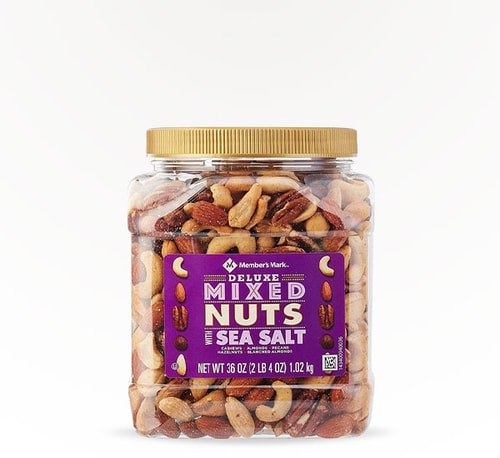 Member's Mark Deluxe Mixed Nuts With Sea Salt 34 oz