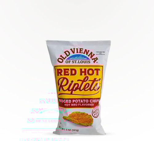 Old Vienna Red Hot Riplets Potato Chips 2.5 oz