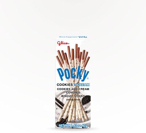Pocky Cookie and Cream Covered Biscuit Sticks 1.41 oz