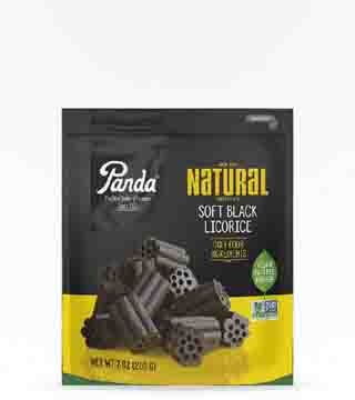 Panda Black Licorice Gummy/Licorice Candy 7 oz