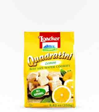 Quadratini Lemon Wafers 8.82 oz