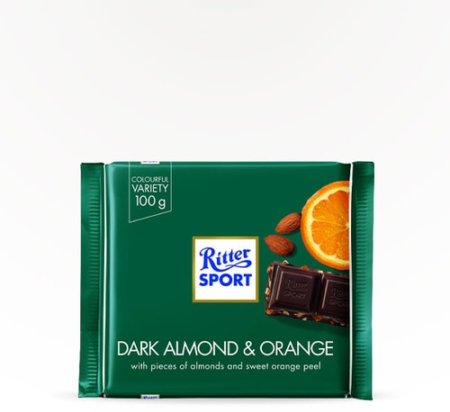 Ritter Sport Dark Almond and Orange 3.5 oz