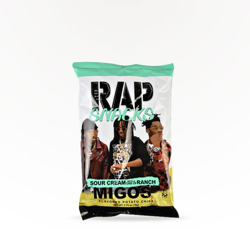 Rap Snacks Migos Migos Sour Cream with a Dab of Ranch Potato Chips 1 oz