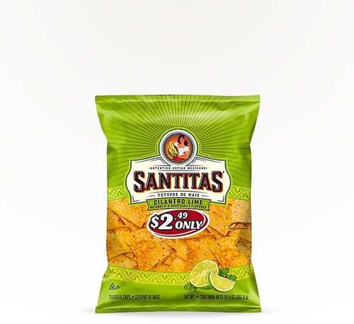 Santitas Tortilla Chips Cilantro Lime 10.5 oz