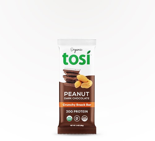 Tosi Super Bites Peanut Dark Chocolate Plant Protein 2.4 oz