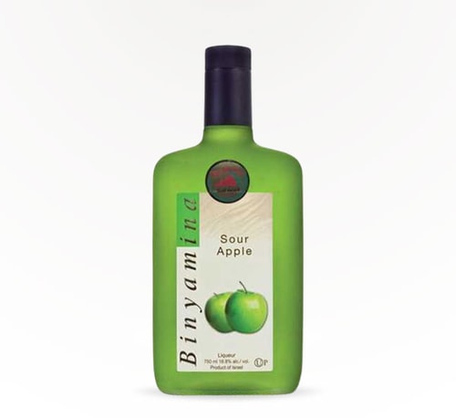 Binyamina Sour Apple Liqueur 750ml (Bottle)