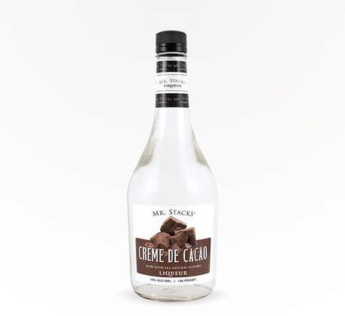 Mr. Stacks Crème de Cacao White Liqueur 750ml (Bottle)