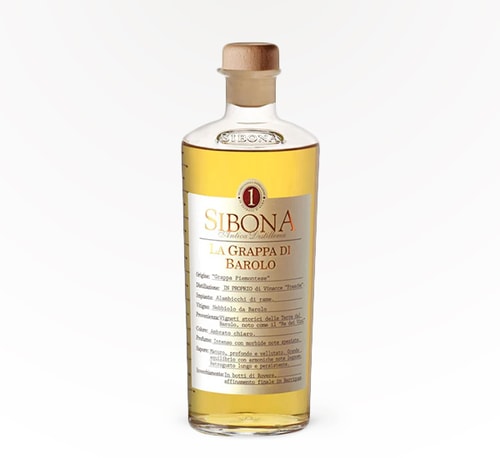 Sibona Grappa di Barolo 1L (Bottle)