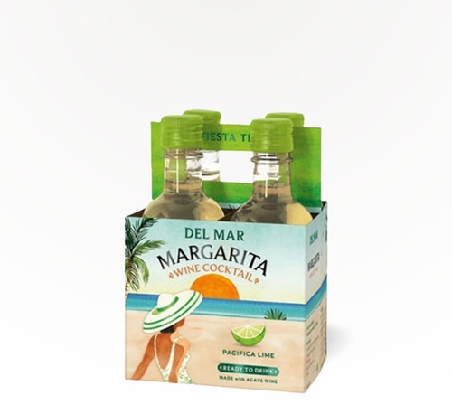 Del Mar Wine Cocktail Pacifica Lime 4 Bottles (187ml)