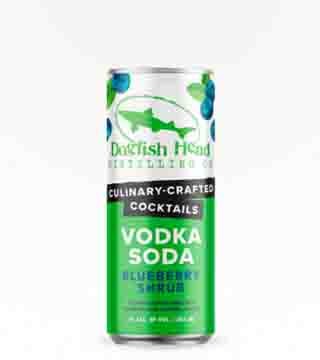 Dogfish Head Distilling Blueberry Shrub Vodka Soda 12oz (Can)