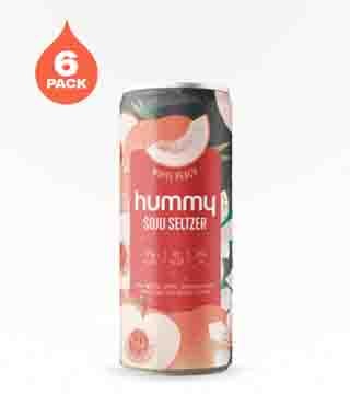 Hummy White Peach 6 Cans 12oz