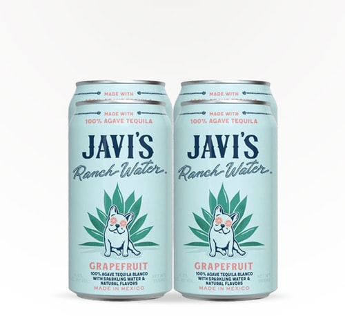 Javi's Grapefruit Ranch Water 4 Cans (12oz)