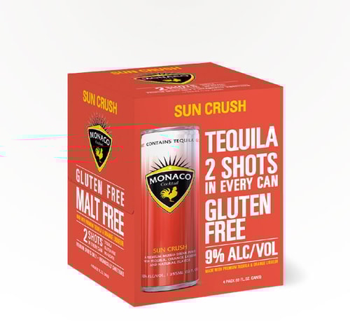 Monaco Cocktail Sun Crush 4 Cans (12oz)