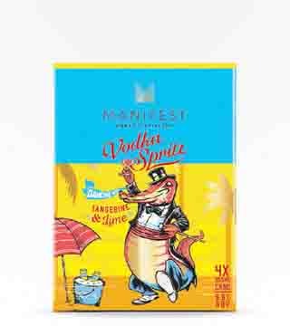 Manifest Vodka Spritz 4 Cans (12oz)