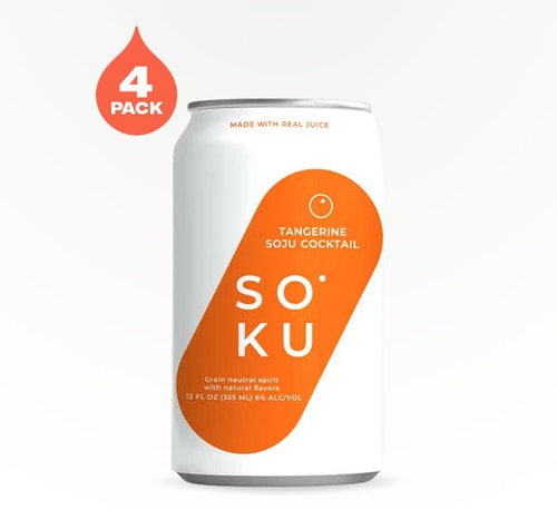 Soku Tangerine 4 Cans (12oz)