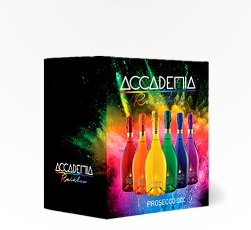 Accademia Rainbow Prosecco 6 Bottles (750ml)