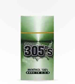 305's Menthol Gold 100's Pack