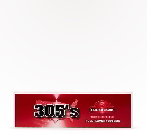 305's Filtered Cigars Full Flavor 100's Carton
