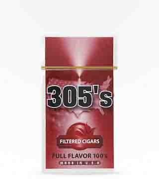 305's Filtered Cigars Red 100's Pack