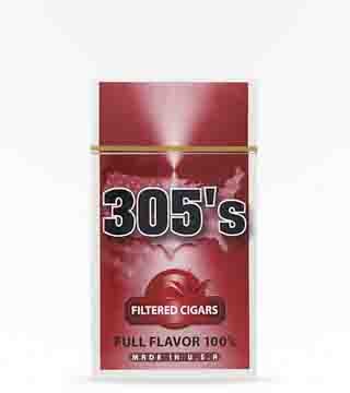 305's Filtered Cigars Full Flavor 100's Pack