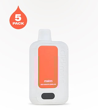 7 Daze Clickmate Kit 15000 Red GrappleMelon 5% 5 count