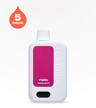 7 Daze Clickmate Kit 15000 Sakura Grape 5% 5 count
