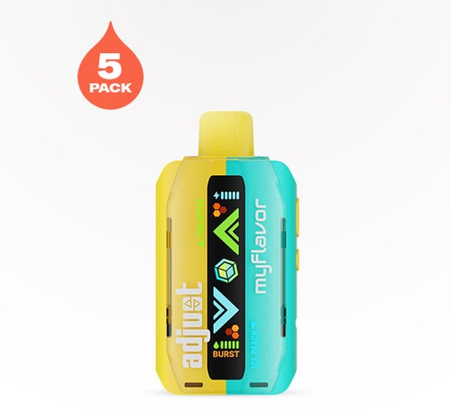 Adjust MyFlavor 40000 Pineapple Ice Peach 5% 5 count