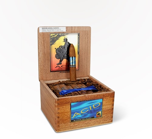 ACID Cigars Blue 5 x 54 Torpedo Natural Blondie Belicoso 24 count