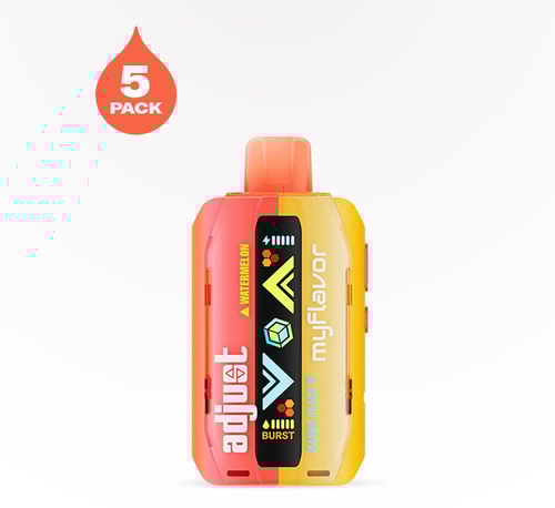 Adjust MyFlavor 40000 Watermelon Mango Peach 5% 5 count