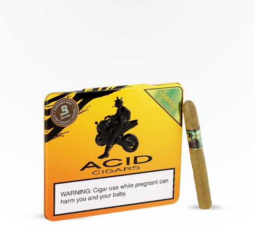 ACID Cigars Green 4 x 32 Small Panatela Double Claro Krush 10 count