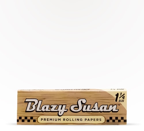 Blazy Susan Rolling Paper 1.25 Unbleached 50 leaves